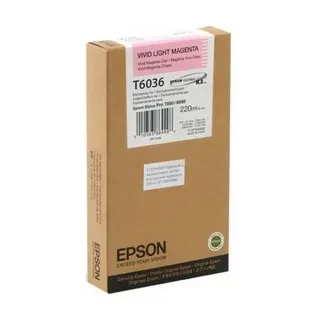 Epson C13T603600 T6036 картридж для Stylus Pro 7800 9800 7880 9880 220ml vivid light magenta оригинал