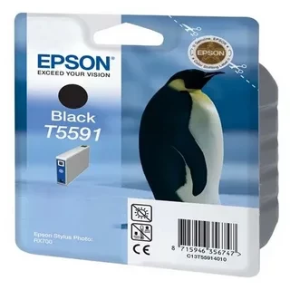 Epson C13T55914010 T5591 картридж для Stylus Photo RX700 оригинал ресурс 13ml 400 страниц black