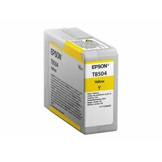 Epson C13T850400 T8504 картридж для SureColor SC-P800 80ml yellow оригинал