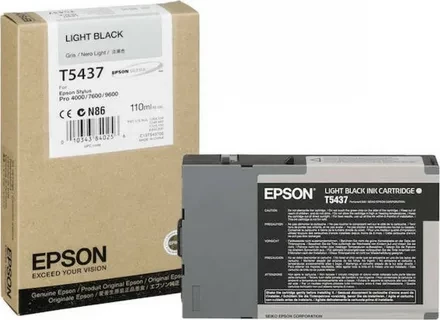 Epson C13T543700 T5437 картридж для Stylus Pro 4000 7600 9600 110ml оригинал light black