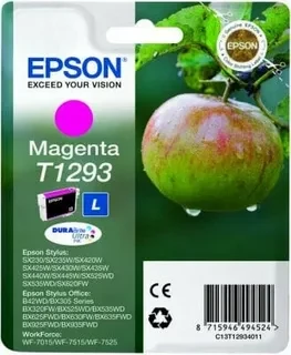 Epson C13T12934011 T1293 C13T12934010 картридж для Stylus SX420 425 525WD B42WD BX320FW BX625WFD BX305F magenta оригинал ресурс 600 страниц