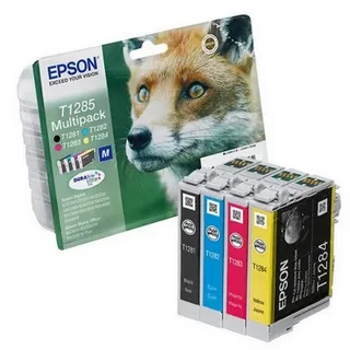 Epson C13T12854010 T1285 картридж(4шт)Multipack для S22 SX125 SX420W SX425 BX305F black+cyan+magenta+yellow оригинал ресурс B=5,9ml+C M Y=3,5ml=16,4ml 160 страниц