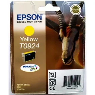 Epson C13T10844A10 T1084 C13T09244A10 T0924 картридж для Stylus C91 CX4300 yellow оригинал ресурс 270 страниц