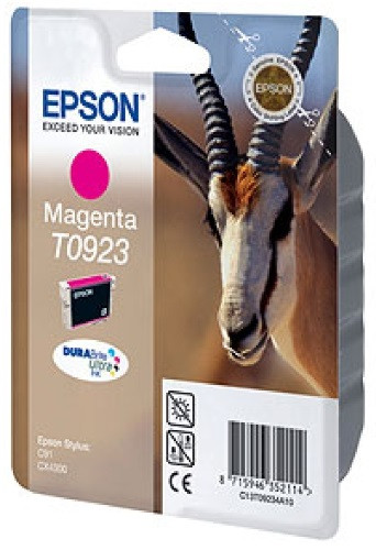 Epson C13T10834A10 T1083 C13T09234A10 T0923 картридж для Stylus C91 CX4300 magenta оригинал ресурс 270 страниц