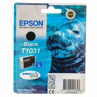 Epson C13T10314A10 T1031 картридж для T30 T40W TX550W TX600FW black оригинал ресурс 25,9ml 930 страниц