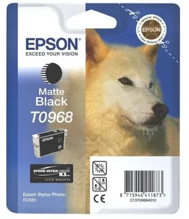 Epson C13T09684010 T0968 картридж для Stylus Photo R2880 matte black оригинал ресурс 11,1ml 495 страниц