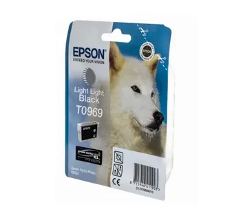 Epson C13T09694010 T0969 картридж для Stylus Photo R2880 light light black оригинал ресурс 11,1ml 6065 страниц