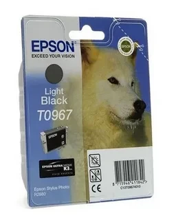 Epson C13T09674010 T0967 картридж для Stylus Photo R2880 light black оригинал ресурс 11,1ml 6210 страниц