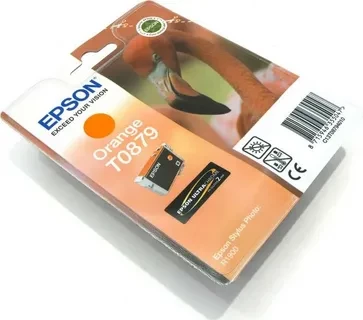 Epson C13T08794010 T0879 картридж для Stylus Photo R1900 orange оригинал ресурс 1212 страниц