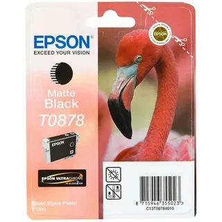 Epson C13T08784010 T0878 картридж для Stylus Photo R1900 matte black оригинал ресурс 1160 страниц