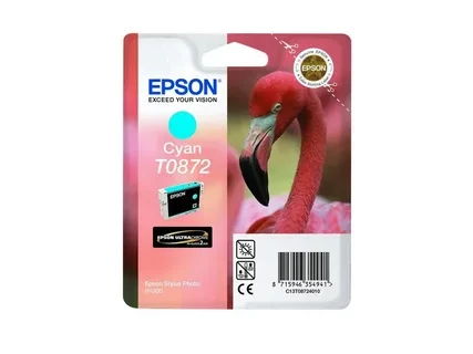 Epson C13T08724010 T0872 картридж для Stylus Photo R1900 cyan оригинал ресурс 1160 страниц