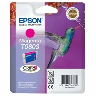 Epson C13T08034010 T0803 C13T08034011 C13T08034021 картридж для Stylus Photo P50 PX660 PX720WD PX820FWD magenta оригинал ресурс 930 страниц