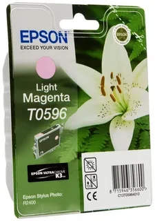 Epson C13T05964010 T0596 картридж для Stylus Photo R2400 оригинал ресурс 440 страниц Light Magenta