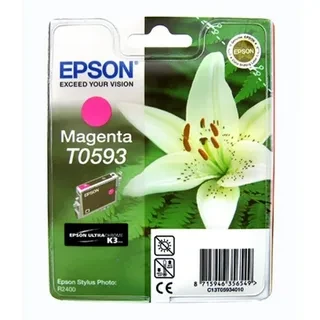 Epson C13T05934010 T0593 картридж для Stylus Photo R2400 оригинал ресурс 440 страниц magenta