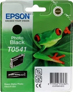 Epson C13T05414010 T0541 картридж для Stylus Photo R800 R1800 photo black оригинал ресурс 13ml 400 страниц black