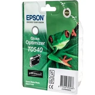 Epson C13T05404010 T0540 картридж GLOSS OPTIMIZER для Stylus Photo R800 R1800 оригинал ресурс 13ml 400 страниц прозрачный