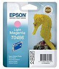 Epson C13T04864010 T0486 картридж для Stylus Photo R200 300 RX500 600 оригинал ресурс 430 страниц light magenta