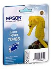 Epson C13T04854010 T0485 картридж для Stylus Photo R200 300 RX500 600 оригинал ресурс 430 страниц light cyan