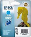 Epson C13T04824010 T0482 картридж для Stylus Photo R200 300 RX500 600 оригинал ресурс 450 страниц cyan