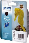 Epson C13T04814010 T0481 картридж для Stylus Photo R200 300 RX500 600 оригинал ресурс 630 страниц black