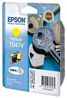 Epson C13T04744A10 T0474 картридж для Stylus C63 C65 CX3500 оригинал ресурс 8ml 250 страниц yellow