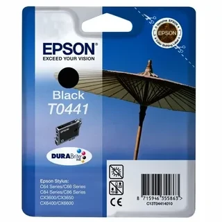 Epson C13T04414010 T0441 картридж для Stylus C84 C86 CX6400 CX6600 black оригинал ресурс 13ml 400 страниц