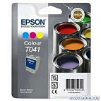 Epson C13T04104010 T041 картридж для Stylus C62 CX3200 оригинал ресурс 37ml 300 страниц color