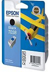 Epson C13T03814A10 T038 картридж для Stylus C41SX 41UX 43SX 43UX black оригинал ресурс 220 страниц