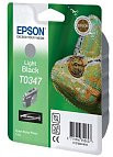 Epson C13T03474010 T0347 картридж для Stylus Photo 2100 оригинал grey ресурс 17ml 440 страниц light black