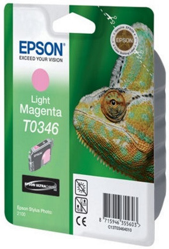 Epson C13T03464010 T0346 картридж для Stylus Photo 2100 оригинал ресурс 17ml 440 страниц light magenta