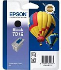 Epson C13T01940110 T019 картридж для Stylus Color 880 black оригинал ресурс 24ml 630 страниц