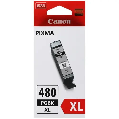 Canon PGI-480XL PGBK 2023C001 Картридж Canon Pigment black для Canon Pixma TR7540/ TR8540/ TS6140/ TS8140/ TS9140 (Ресурс: Цветной документ формата A4: 400стр., Фотография формата 10 x 15 см: 4758 фото) оригинал