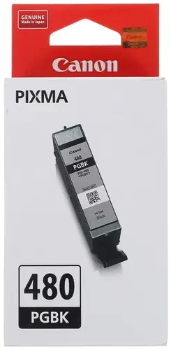 Canon PGI-480 PGBK 2077C001 Картридж Canon Pigment black для Canon Pixma TR7540/ TR8540/ TS6140/ TS8140/ TS9140 (Ресурс: Цветной документ формата A4: 200стр., Фотография формата 10 x 15 см: 1562 фото) оригинал