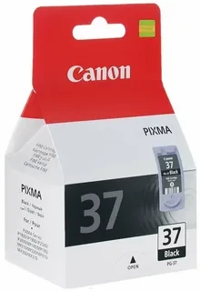 Canon PG-37 2145B005 картридж для PIXMA-MP140 190 210 220 MX300 310 iP1800 1900 2500 2600 black оригинал ресурс 11ml 220 страниц