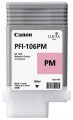 Canon PFI-106PM 6626B001 картридж для imagePROGRAF IPF6300 6350 6400 6450 130ml photo magenta оригинал