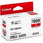 Canon PFI-1000R 0554C001 картридж для imagePROGRAF PRO-1000 80ml red оригинал