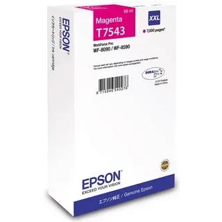 Epson C13T754340 T7543 XXL картридж для WorkForce Pro WF-8090 8590 magenta оригинал ресурс 69ml 7000 страниц