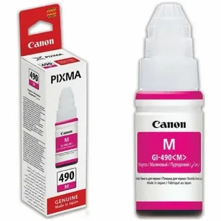 Canon GI-490M 0665C001 картридж(чернила)для PIXMA G1400 G2400 G3400 magenta оригинал ресурс 70ml 7000 страниц