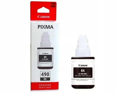 Canon GI-490BK 0663C001 картридж(чернила)для PIXMA G1400 G2400 G3400 135ml black оригинал ресурс 6000 страниц