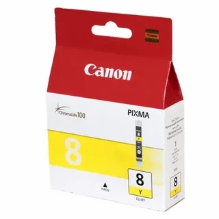 Canon CLI-8Y 0623B024 картридж для PIXMA MP800 MP500 iP6600D iP5200 iP5200R iP4200 yellow оригинал ресурс 490 страниц