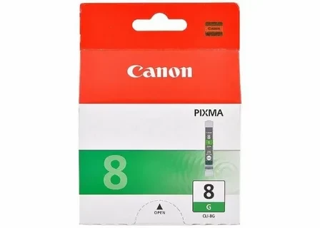 Canon CLI-8G 0627B024 картридж для PIXMA MP800 MP500 iP6600D iP5200 iP5200R iP4200 green оригинал ресурс 490 страниц