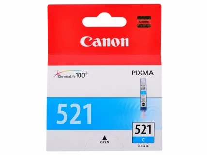 Canon CL-521C 2934B004 2934B001 картридж для MP540 550 560 620 630 640 980 990 iP3600 4600 4700 MX860 cyan оригинал ресурс 9ml 535 страниц