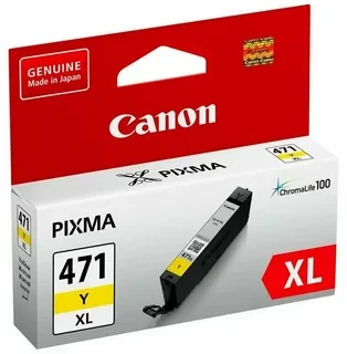 Canon CLI-471Y XL 0349C001 картридж для Pixma MG5740 6840 7740 yellow оригинал