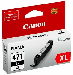 Canon CLI-471Bk XL 0346C001 картридж для Pixma MG5740 6840 7740 black оригинал