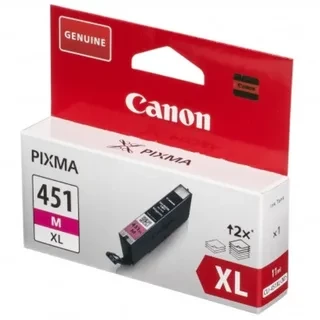 Canon CLI-451M XL 6474B001 картридж для PIXMA iP7240 MG5440 MG6340 magenta оригинал ресурс 11ml 313фото 680 страниц