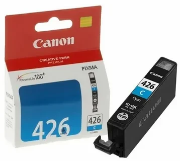 Canon CLI-426C 4557B001 картридж для iP4840 MG5140 MG5240 MG6140 MG8140 cyan оригинал ресурс 9ml 446 страниц