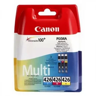 Canon CLI-426 CMY 4557B005 картриджи(3шт)для PIXMA MG5140 5240 6140 8140 cyan+magenta+yellow оригинал ресурс 3x446 страниц