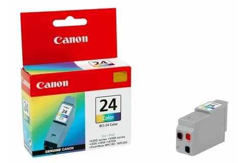 Canon BCI-24 Color 6882A002 чернильница для S200 300 330 i250 320 330 350 450 470 455 475 MP110 130 200 360 370 390 MPC190 iP1000 1500 оригинал ресурс 170 страниц color