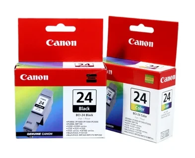 Canon BCI-24 Black+Color 6881A051 картридж для S200 200x 300 330 i250 320 350 450 470D 455 475D MP110 130 200Ph 360 370 390 MPC190 iP1000 1500 оригинал ресурс 9ml+15ml 150+160 страниц