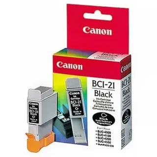 Canon BCI-21Bk 0954A002 чернильница для BJC40-43 2000 2100 4000 4550 5100 5500 S100 оригинал ресурс 225 страниц black